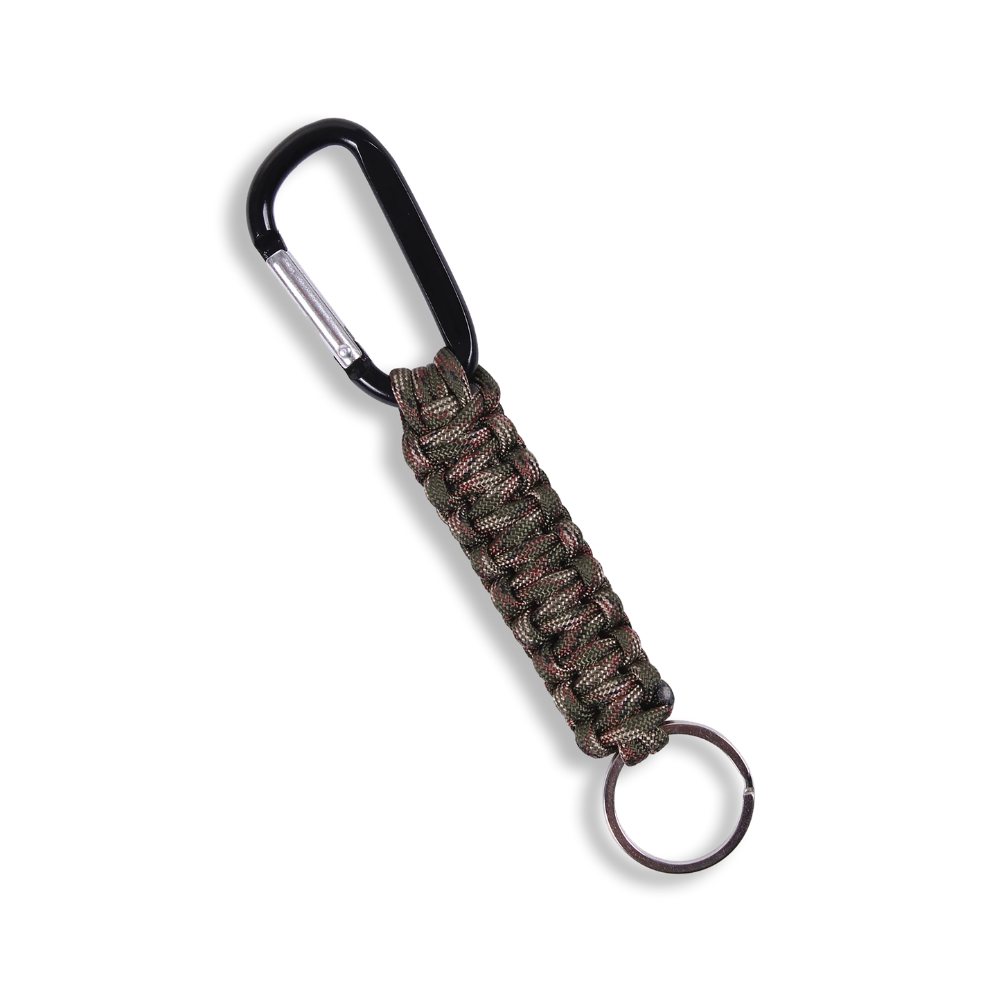 MULTICAM PARACORD KEY CHAIN WITH CARABINER