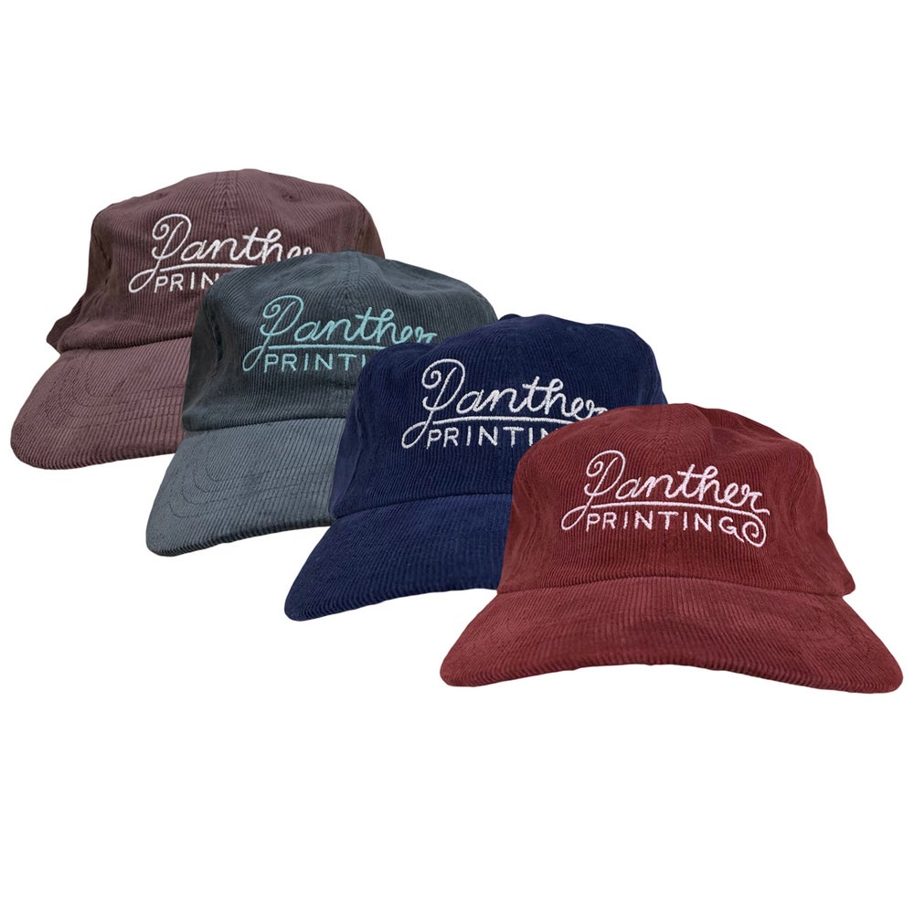 Panther Printing Corduroy Cap