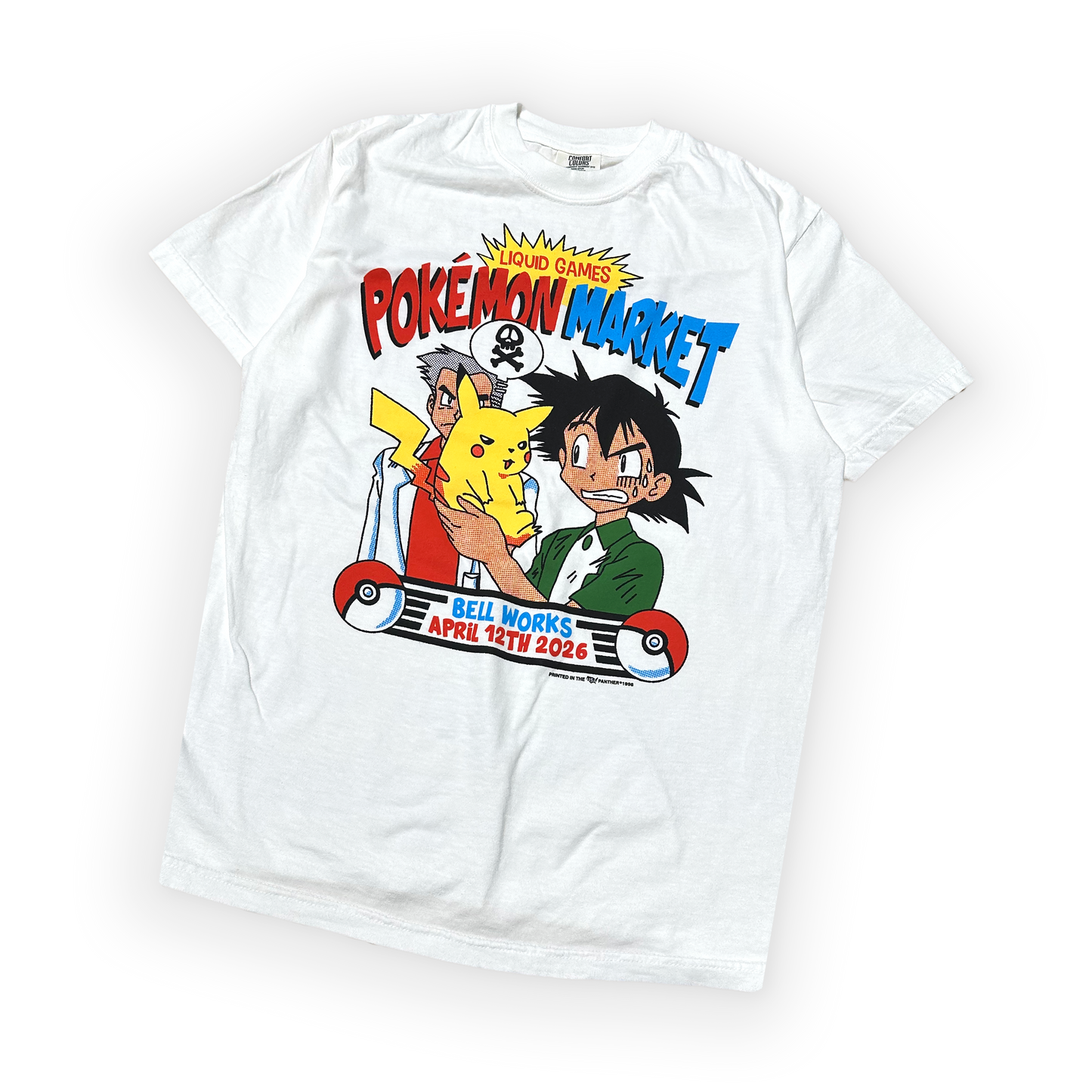 Panther®  x Liquid Games Bellworks Ash and Pika Tee
