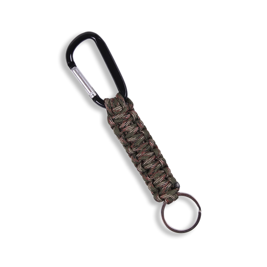 MULTICAM PARACORD KEY CHAIN WITH CARABINER