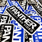 PANTHER "GOTCHA" HAND PRINTED SKATEBOARD DECK