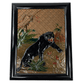 Vintage Brass Panther Wall Art